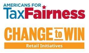 logos: Americans for Tax Fairness and Change to Win Retail Initiatives